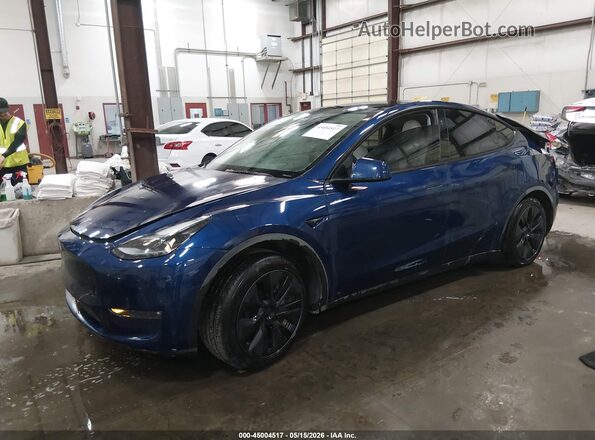 7SAYGAEE2SF251148 2025 TESLA MODEL Y Blue Przód lewy