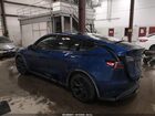 2025 Tesla Model Y Long Range Dual Motor All-wheel Drive Blue vin: 7SAYGAEE2SF251148