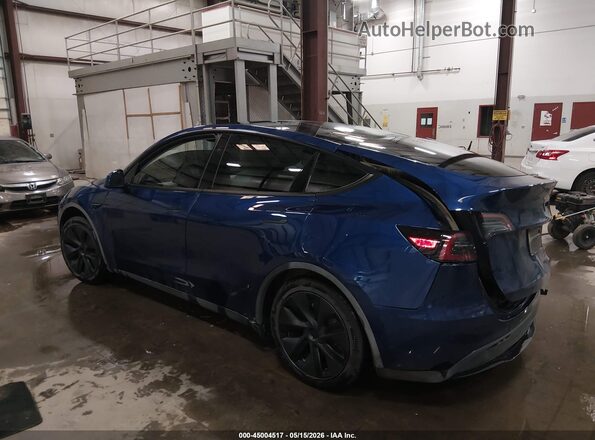 7SAYGAEE2SF251148 2025 TESLA MODEL Y Blue Tył lewy