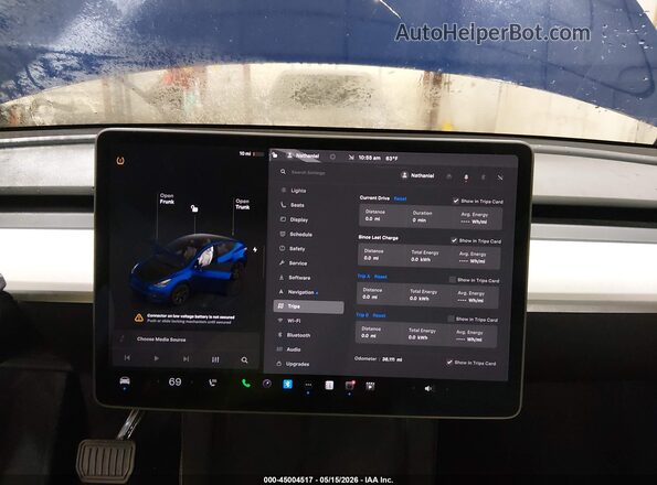 7SAYGAEE2SF251148 2025 TESLA MODEL Y Blue 