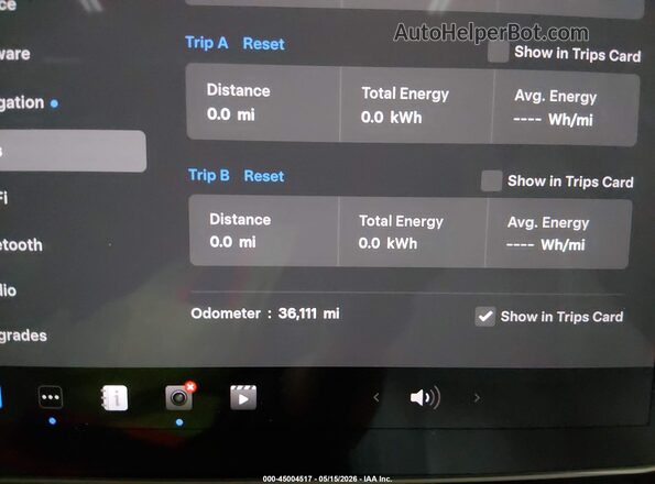 7SAYGAEE2SF251148 2025 TESLA MODEL Y Blue Widok tylnych siedzeń