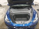 2025 Tesla Model Y Long Range Dual Motor All-wheel Drive Blue vin: 7SAYGAEE2SF251148