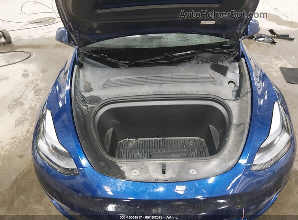 7SAYGAEE2SF251148 2025 TESLA MODEL Y Blue Widok z tyłu