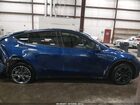 2025 Tesla Model Y Long Range Dual Motor All-wheel Drive Blue vin: 7SAYGAEE2SF251148