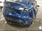 2025 Tesla Model Y Long Range Dual Motor All-wheel Drive Blue vin: 7SAYGAEE2SF251148