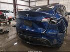 2025 Tesla Model Y Long Range Dual Motor All-wheel Drive Blue vin: 7SAYGAEE2SF251148