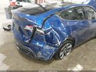 2025 Tesla Model Y Long Range Dual Motor All-wheel Drive Blue vin: 7SAYGAEE2SF251148