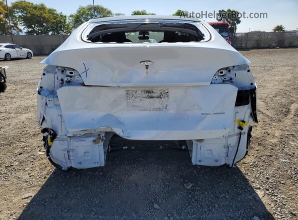 7SAYGAEE3PF621286 2023 TESLA MODEL Белый Вид сзади