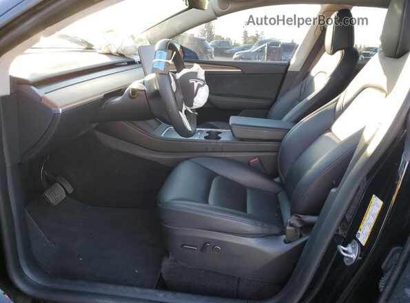 7SAYGAEE3PF833606 2023 TESLA MODEL Black Вид салону спереду