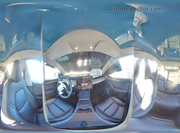 7SAYGAEE3PF833606 2023 TESLA MODEL Black Панорамний вид салону 360°