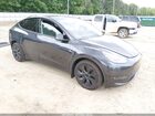2024 Tesla Model Y Long Range Dual Motor All-wheel Drive Gray vin: 7SAYGAEE3RF163784