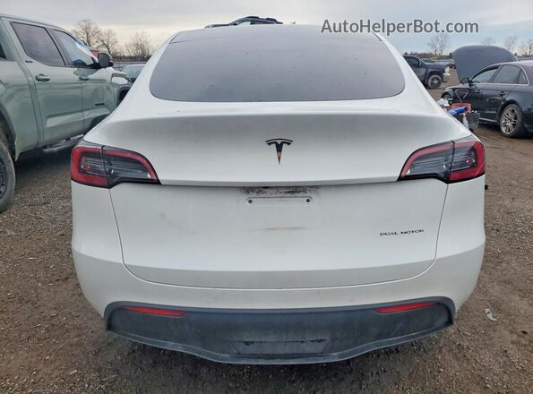 7SAYGAEE4NF532940 2022 TESLA MODEL White Widok z tyłu