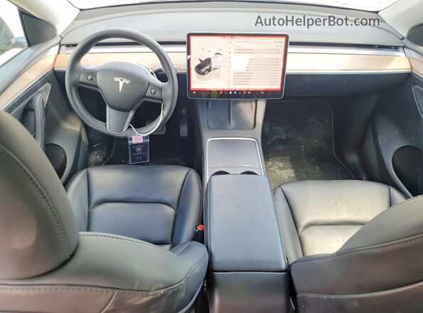 7SAYGAEE4PF699950 2023 TESLA MODEL Угольный Вид панели приборов