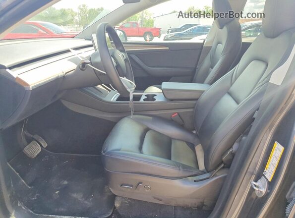 7SAYGAEE4PF699950 2023 TESLA MODEL Угольный Вид салона спереди