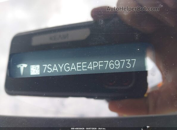 7SAYGAEE4PF769737 2023 TESLA MODEL Y White 