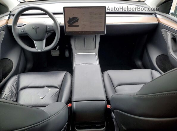 7SAYGAEE4RF207551 2024 TESLA MODEL Gray Dashboard view