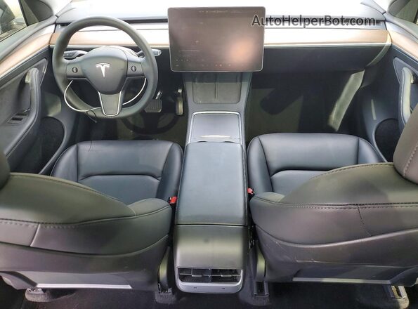 7SAYGAEE4RF988684 2024 TESLA MODEL Gray Вид панелі приладів