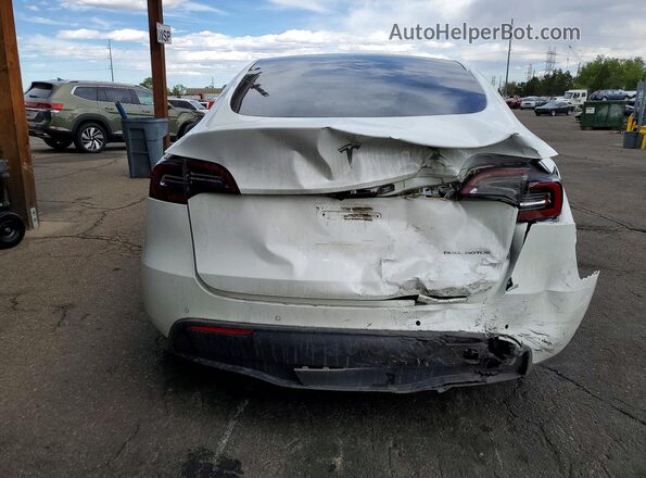 7SAYGAEE5NF338174 2022 TESLA MODEL Белый Вид сзади