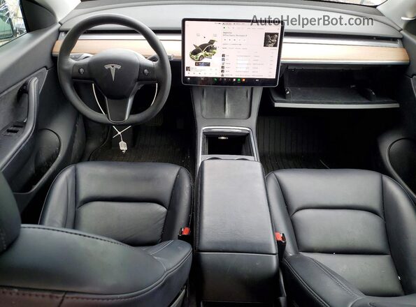 7SAYGAEE5NF338174 2022 TESLA MODEL Белый Вид панели приборов