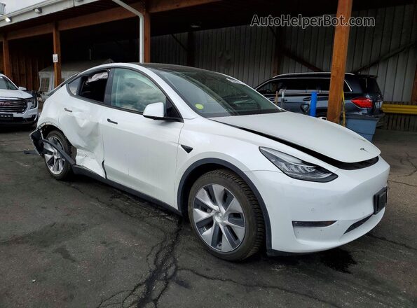 7SAYGAEE5NF338174 2022 TESLA MODEL Белый Передняя правая четверть