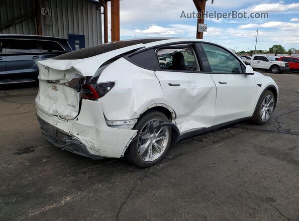 7SAYGAEE5NF338174 2022 TESLA MODEL Белый Задняя правая четверть