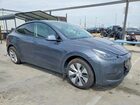2022 Tesla Model Y Gray vin: 7SAYGAEE5NF517153