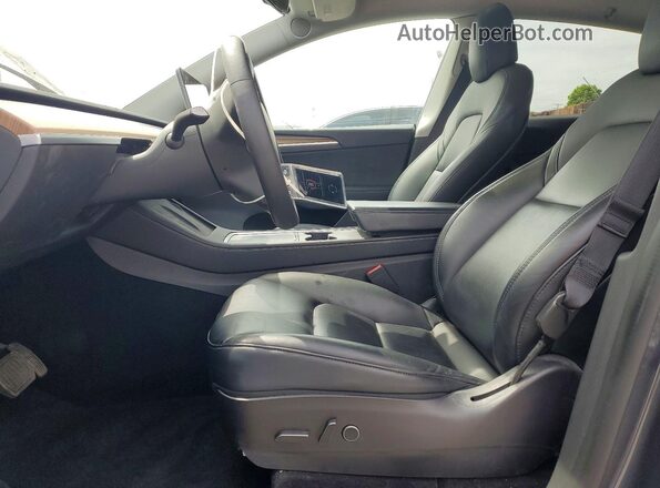 7SAYGAEE5NF517153 2022 TESLA MODEL Gray წინა სალონის ხედი