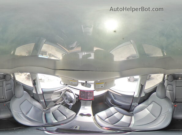 7SAYGAEE5NF517153 2022 TESLA MODEL Gray VIN კოდის სტიკერის ხედი