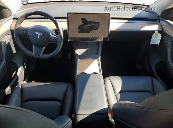 7SAYGAEE5PF935196 2023 TESLA MODEL Gray Widok deski rozdzielczej
