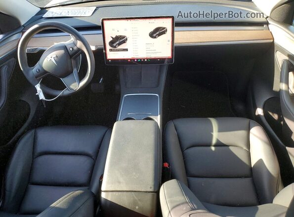 7SAYGAEE5RF064092 2024 TESLA MODEL Gray წინა პანელის ხედი