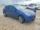 2022 Tesla Model Y Blue vin: 7SAYGAEE6NF393362