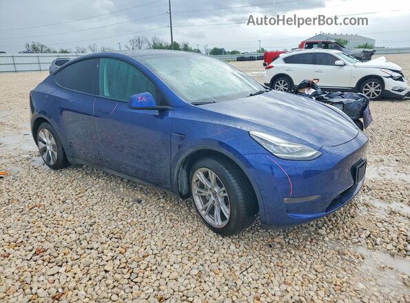 7SAYGAEE6NF393362 2022 TESLA MODEL Blue Delantero derecho