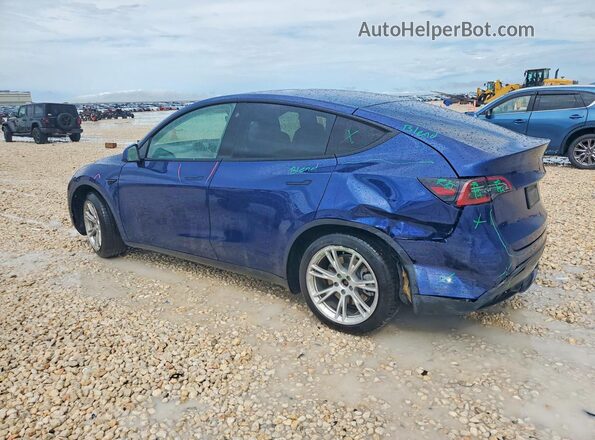 7SAYGAEE6NF393362 2022 TESLA MODEL Blue Trasero izquierdo