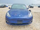 2022 Tesla Model Y Blue vin: 7SAYGAEE6NF393362