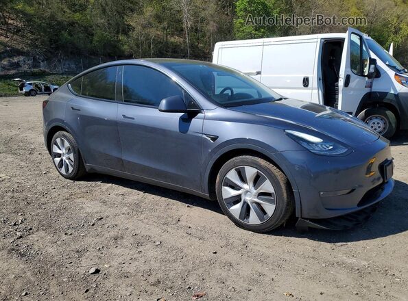 7SAYGAEE6NF490237 2022 TESLA MODEL Серый Передняя правая четверть