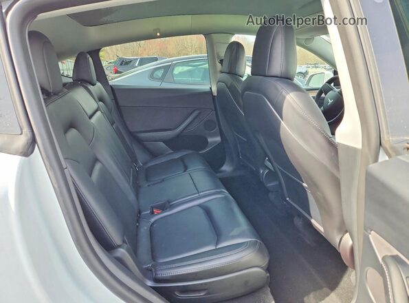 7SAYGAEE6NF523964 2022 TESLA MODEL Белый Вид задних сидений