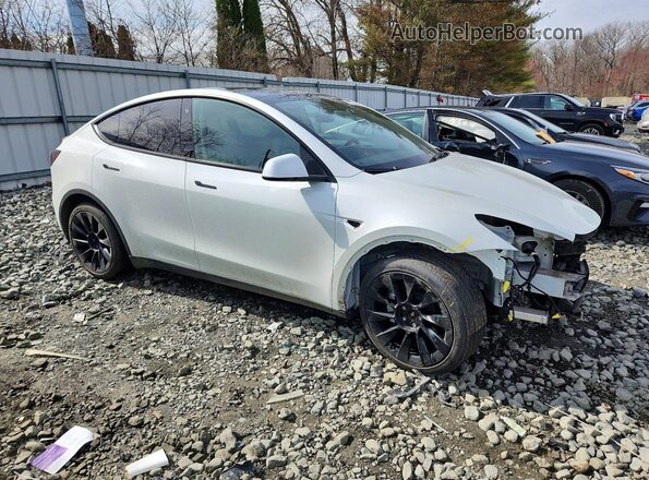 7SAYGAEE6NF523964 2022 TESLA MODEL Белый Передняя правая четверть