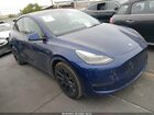 2023 Tesla Model Y Awd/long Range Dual Motor All-wheel Drive Blue vin: 7SAYGAEE6PF706588