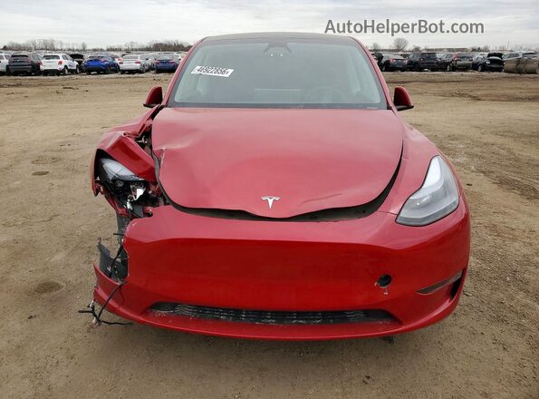 7SAYGAEE6PF944229 2023 TESLA MODEL Red Widok z przodu