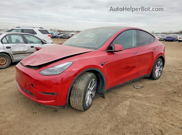 7SAYGAEE6PF944229 2023 TESLA MODEL Red Przód lewy
