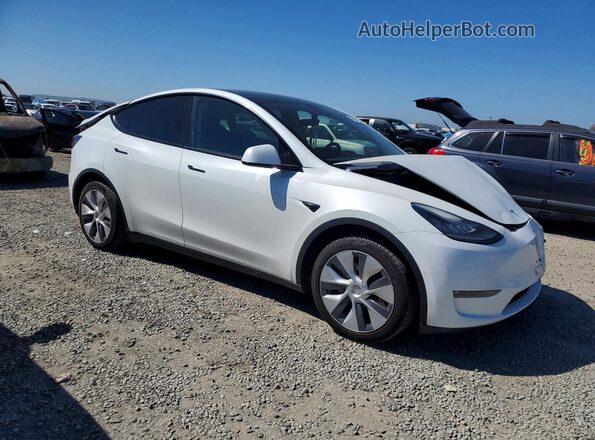 7SAYGAEE7NF363478 2022 TESLA MODEL Белый Передняя правая четверть