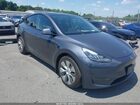 2022 Tesla Model Y Long Range Dual Motor All-wheel Drive Gray vin: 7SAYGAEE7NF433111