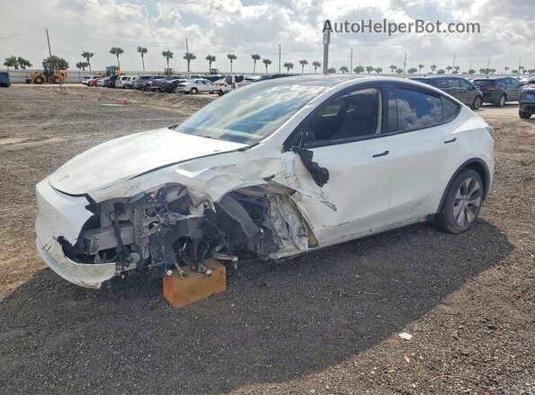 7SAYGAEE7NF521463 2022 TESLA MODEL White წინა მარცხენა ხედი სამი მეოთხედიდან