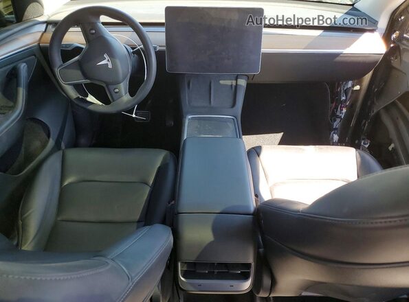 7SAYGAEE7NF576527 2022 TESLA MODEL Black Vista del salpicadero