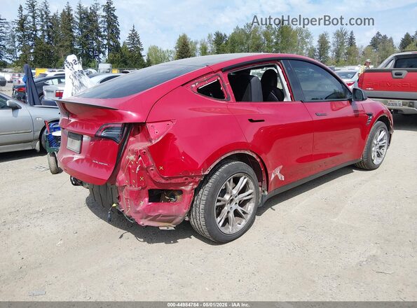 7SAYGAEE7PF709743 2023 TESLA MODEL Y Красный Задняя правая четверть