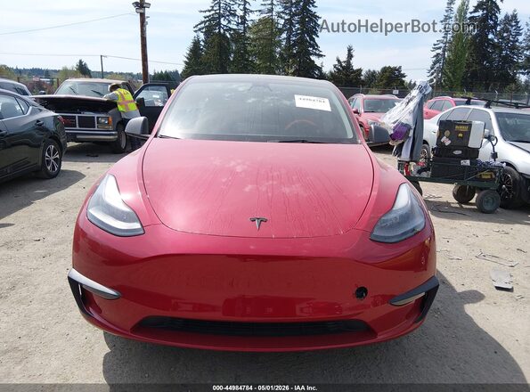 7SAYGAEE7PF709743 2023 TESLA MODEL Y Красный Вид задней части салона