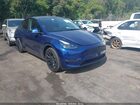 2023 Tesla Model Y Awd/long Range Dual Motor All-wheel Drive Blue vin: 7SAYGAEE7PF946880