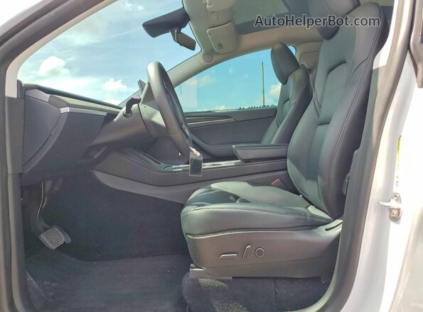 7SAYGAEE8PF669737 2023 TESLA MODEL Белый Вид салона спереди
