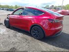 2024 Tesla Model Y Long Range Dual Motor All-wheel Drive Red vin: 7SAYGAEE8RF184078