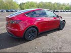 2024 Tesla Model Y Long Range Dual Motor All-wheel Drive Red vin: 7SAYGAEE8RF184078
